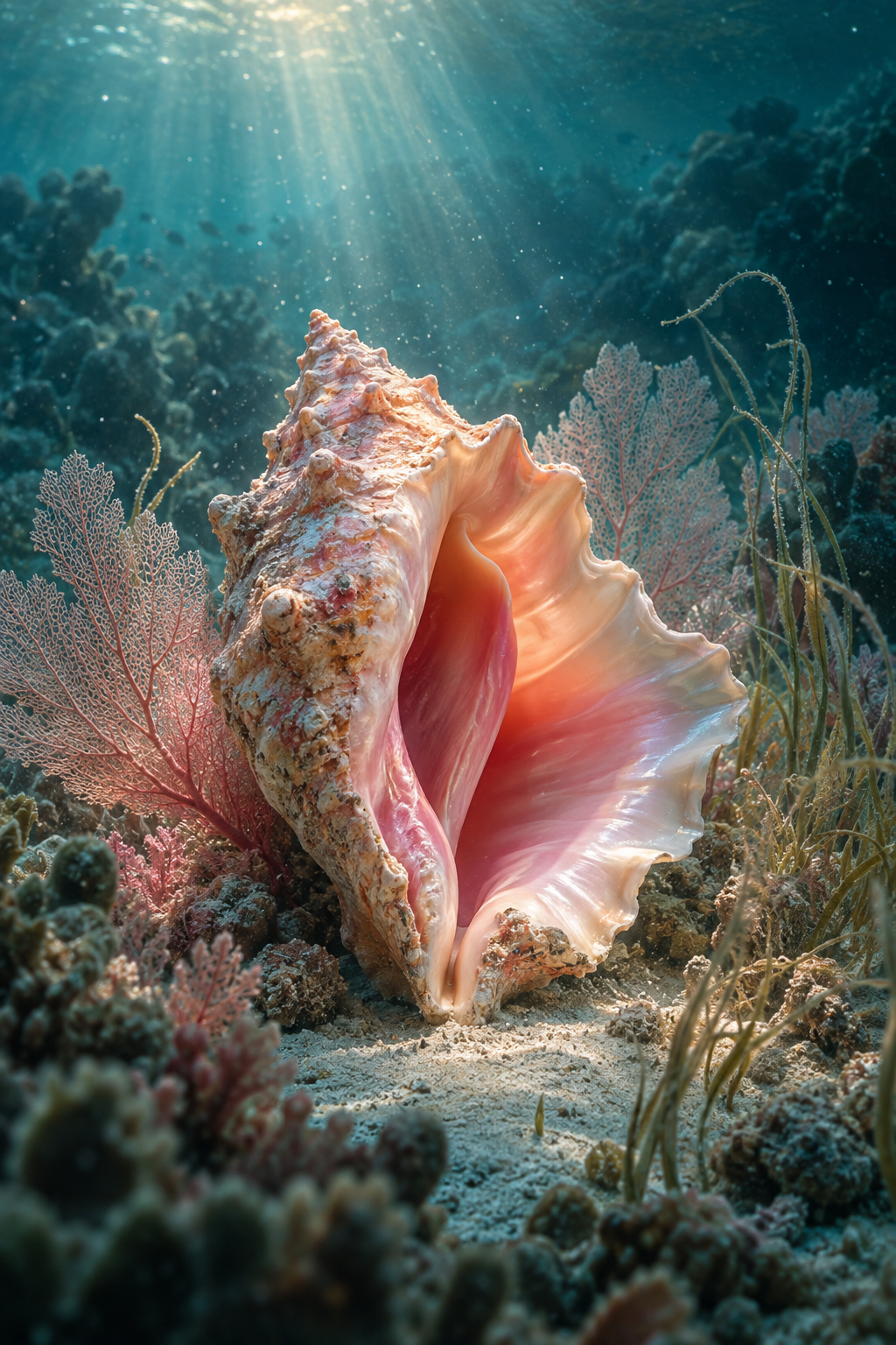 Rose Conch by Ava Sylva